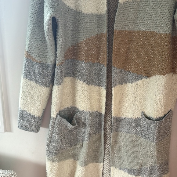 Nine West Plush Patterned Cardigan - Picture 2 of 5